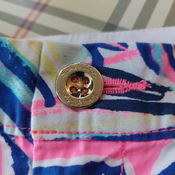 Lilly Pulitzer The Buttercup Short Shorts Size 0 - Picture 3 of 6